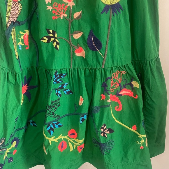 Green Anthropologie dress - Picture 6 of 10